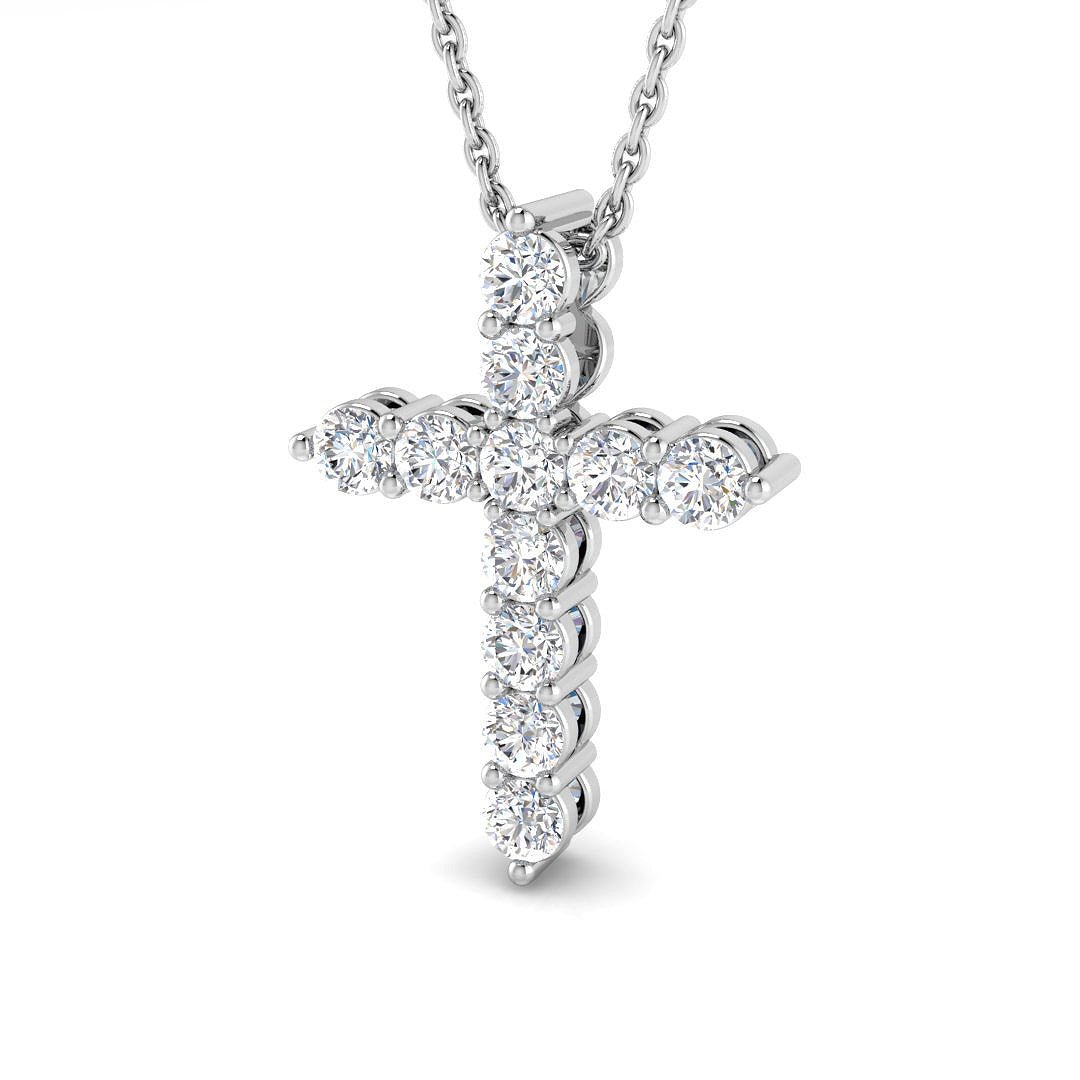 Believe by deals brilliance cross necklace
