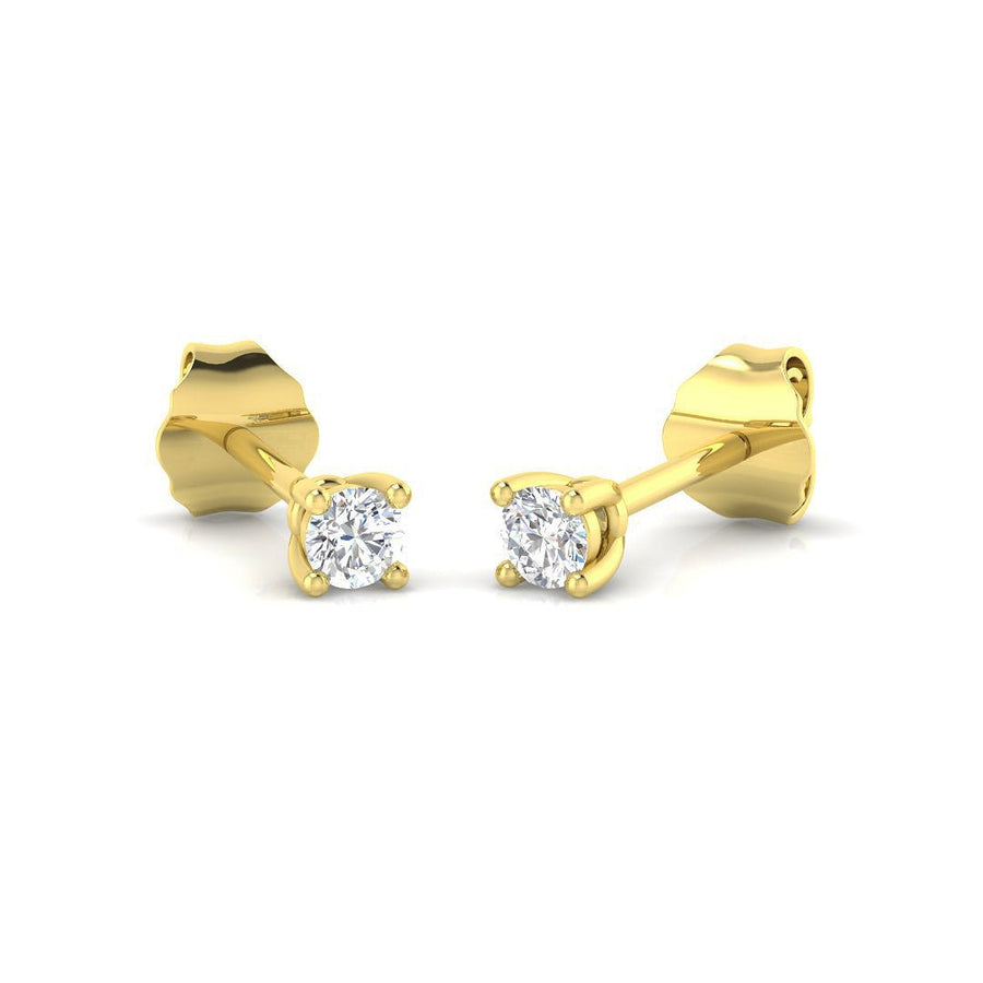 Lab Diamond Stud Earrings 0.10ct G/VS in 9k Yellow Gold Lab Diamond Stud Earrings 0.10ct G/VS in 9k Yellow Gold