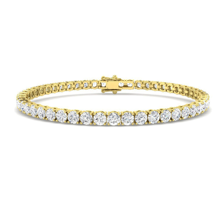 Four Prong 5 CT TW Natural Diamond Tennis Bracelet For Sale at 1stDibs