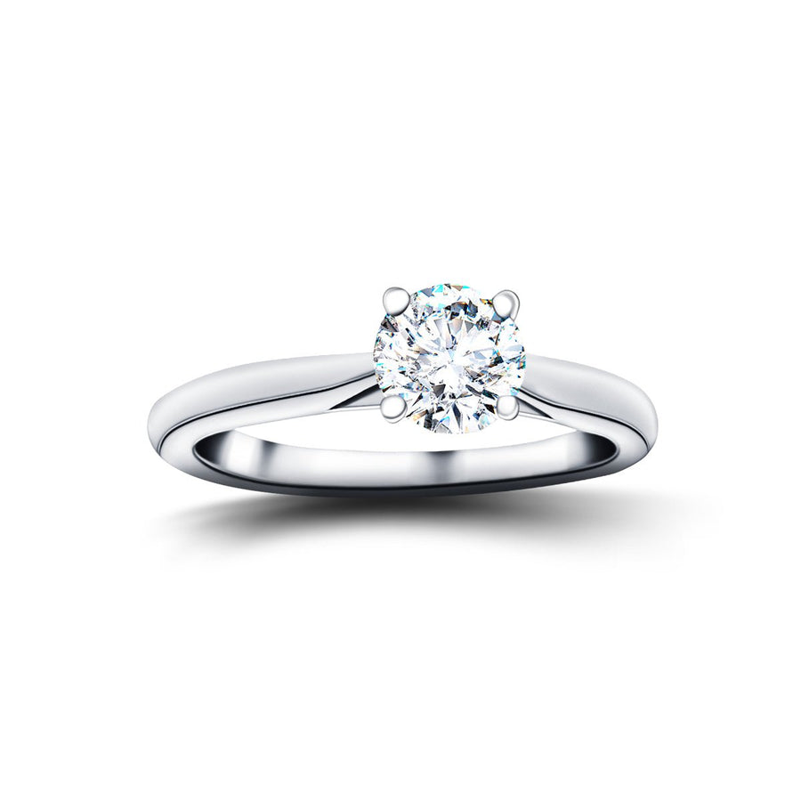 Ella Lab Diamond Solitaire Engagement Ring 1.50ct D/VVS Platinum - After Diamonds