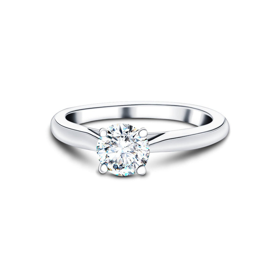 Ella Lab Diamond Solitaire Engagement Ring 1.50ct D/VVS Platinum - After Diamonds