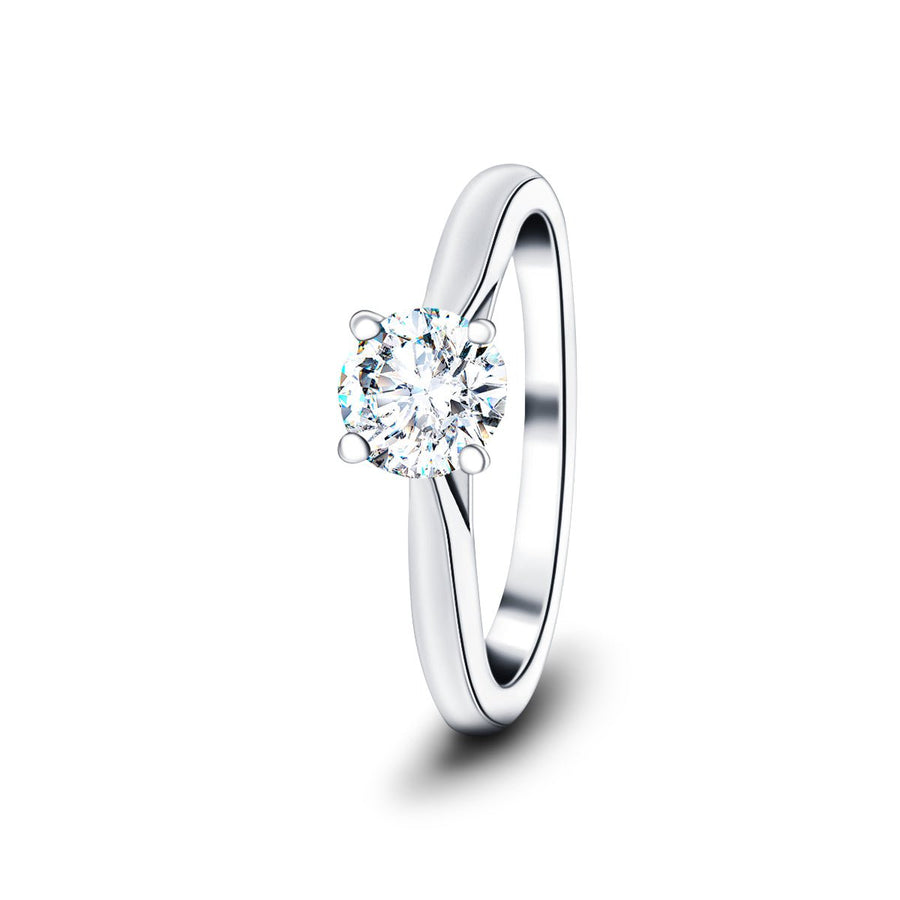 Ella Lab Diamond Solitaire Engagement Ring 1.50ct D/VVS Platinum - After Diamonds