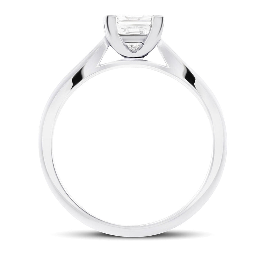 grace lab princess diamond solitaire engagement ring 200ct dvvs platinum